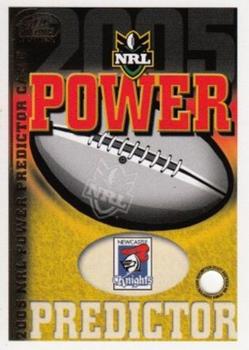 2005 Select Power - Premiership Predictor #PC07 Knights Front